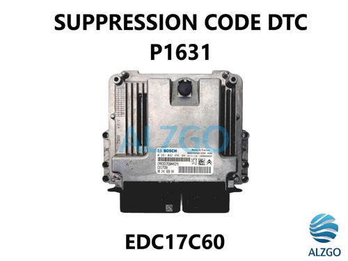 SUPPRESSION CODE DTC P1631 CALCULATEUR EDC17C60